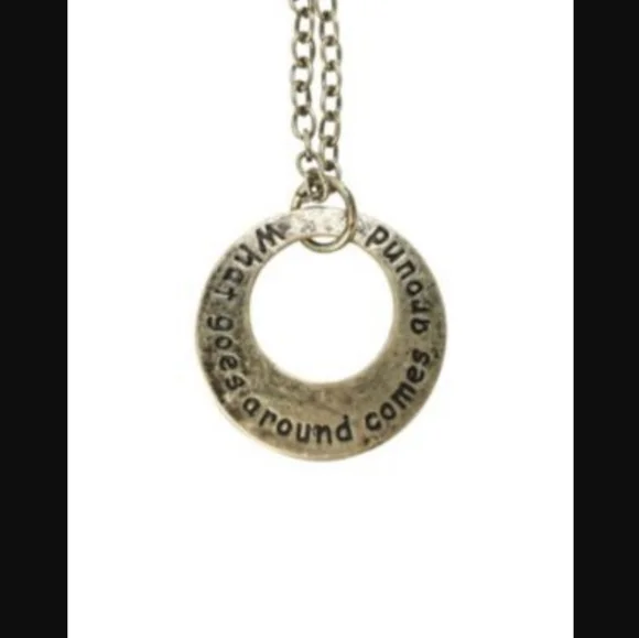 Hot Topic Lovesick Karma circle necklace - Picture 2 of 7